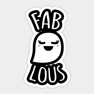Fa-boo-lous Ghost Sticker